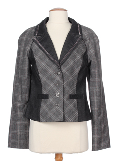 ddp vestes femme de couleur gris