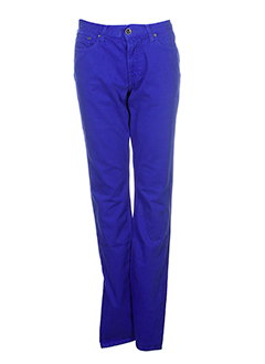 teddy smith pantalons fille de couleur bleu