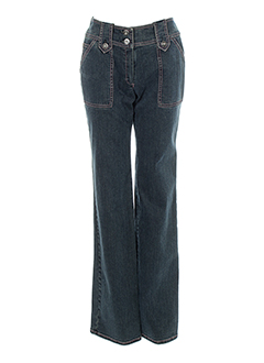 nathalie chaize jeans femme de couleur bleu