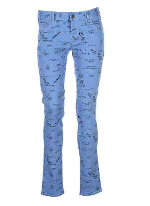 Pantalon casual bleu APRIL MAY pour femme