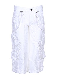 teddy smith shorts / bermudas fille de couleur blanc