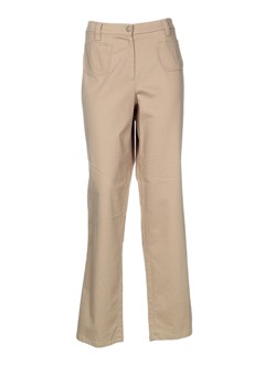 rosa rosam pantalons femme de couleur beige