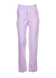 setrak pantalons femme de couleur violet