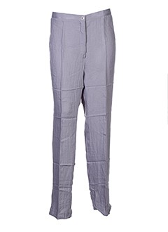 jean gabriel pantalons femme de couleur gris