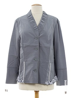 pauporté vestes femme de couleur gris