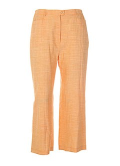 anne kelly pantacourts femme de couleur orange