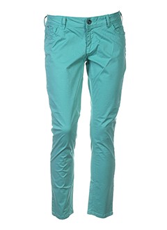 teddy smith pantalons femme de couleur vert