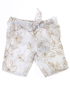 confetti pantacourts fille de couleur blanc