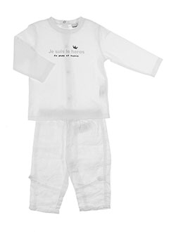 3 et pommes t et shirt et pantalon garcon de couleur blanc (photo) 3 et pommes t et shirt et pantalon garcon de couleur blanc (photo)
