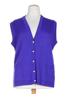 equation gilets femme de couleur bleu