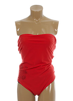 bluelobster maillots de bain femme de couleur rouge