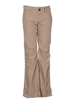 ddp pantalons fille de couleur beige