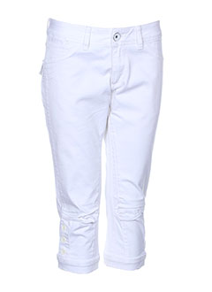 teddy smith shorts / bermudas fille de couleur blanc