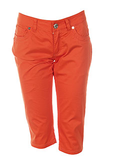 phard pantacourts femme de couleur orange