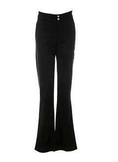 rosa rosam pantalons femme de couleur noir