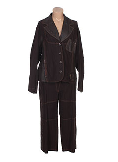 fred sabatier ensemble femme de couleur marron