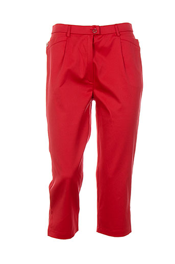 karting pantacourts femme de couleur rouge