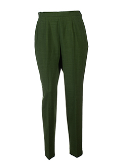 francois favel pantalons femme de couleur vert