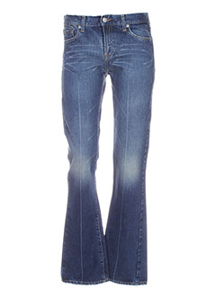 acquaverde jeans femme de couleur bleu