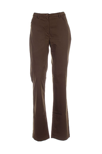 chervo sport pantalons femme de couleur marron