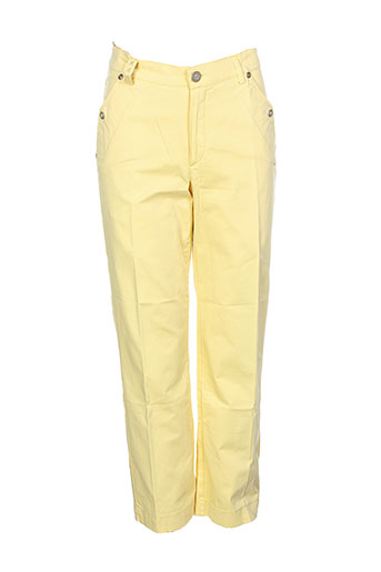 dismero pantacourts femme de couleur jaune