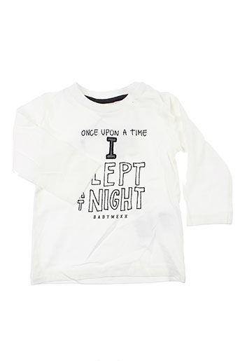 mexx t-shirts garçon de couleur blanc