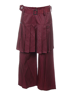 des filles a la vanille pantacourts femme de couleur rouge