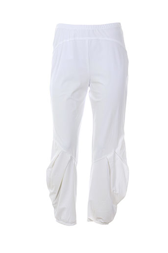 pause cafe pantacourts femme de couleur blanc