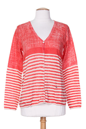 so soon gilets femme de couleur rouge