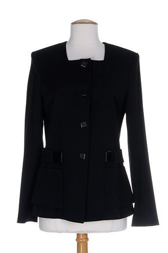 nathalie chaize vestes femme de couleur noir