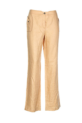 my way pantalons femme de couleur orange