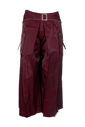des filles a la vanille pantacourts femme de couleur rouge