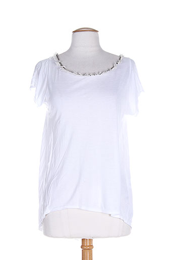 ambre babzoe t-shirts / tops femme de couleur blanc