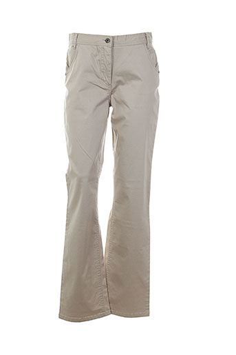 jensen pantalons femme de couleur beige