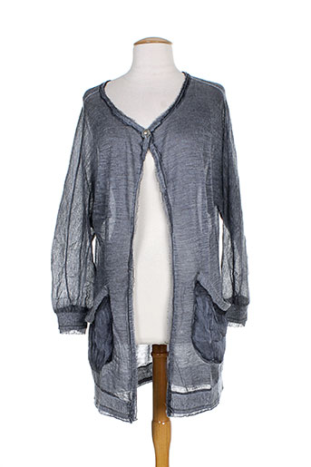 nana nucci gilets femme de couleur gris