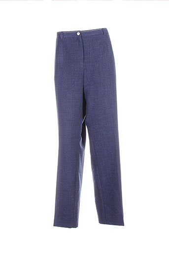 villa bleue pantalons femme de couleur bleu