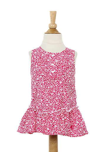 3 pommes robes fille de couleur rose