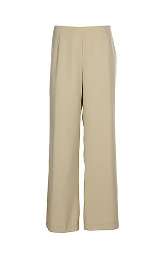 villa bleue pantalons femme de couleur beige