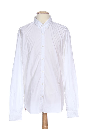 joe san chemises homme de couleur blanc