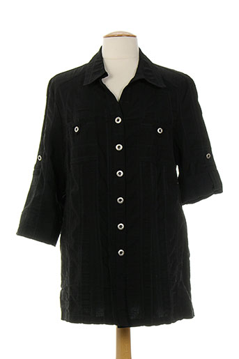 kjbrand chemises femme de couleur noir