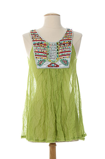 azuleros tuniques femme de couleur vert