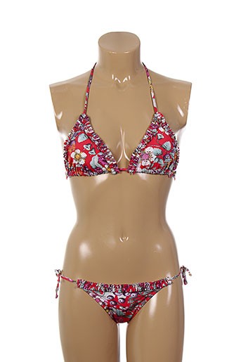 jolidon maillots de bain femme de couleur rouge