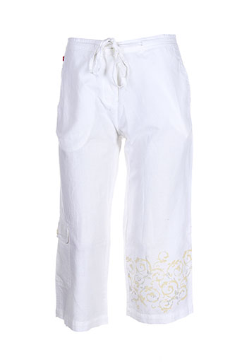 coup de coeur pantacourts femme de couleur blanc