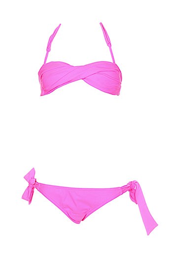 lagon bleu maillots de bain fille de couleur rose