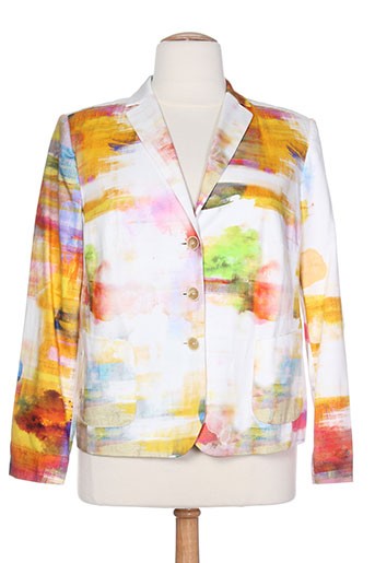white label vestes femme de couleur blanc