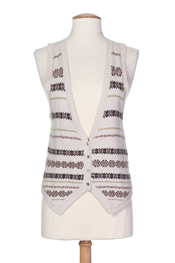 bella jones gilets femme de couleur beige