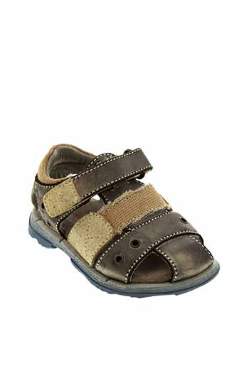 romagnoli chaussures garçon de couleur marron