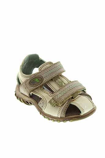 romagnoli chaussures garçon de couleur beige