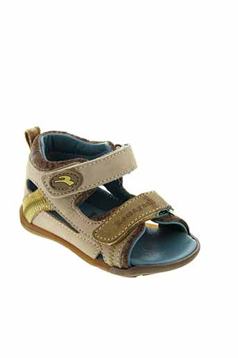 romagnoli chaussures garçon de couleur beige