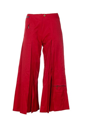 des filles a la vanille pantacourts femme de couleur rouge